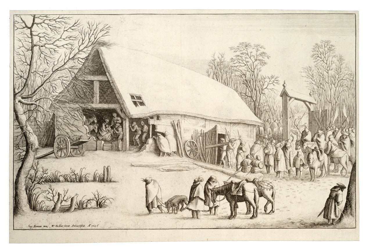 Adoration des mages - Wenceslaus Hollar