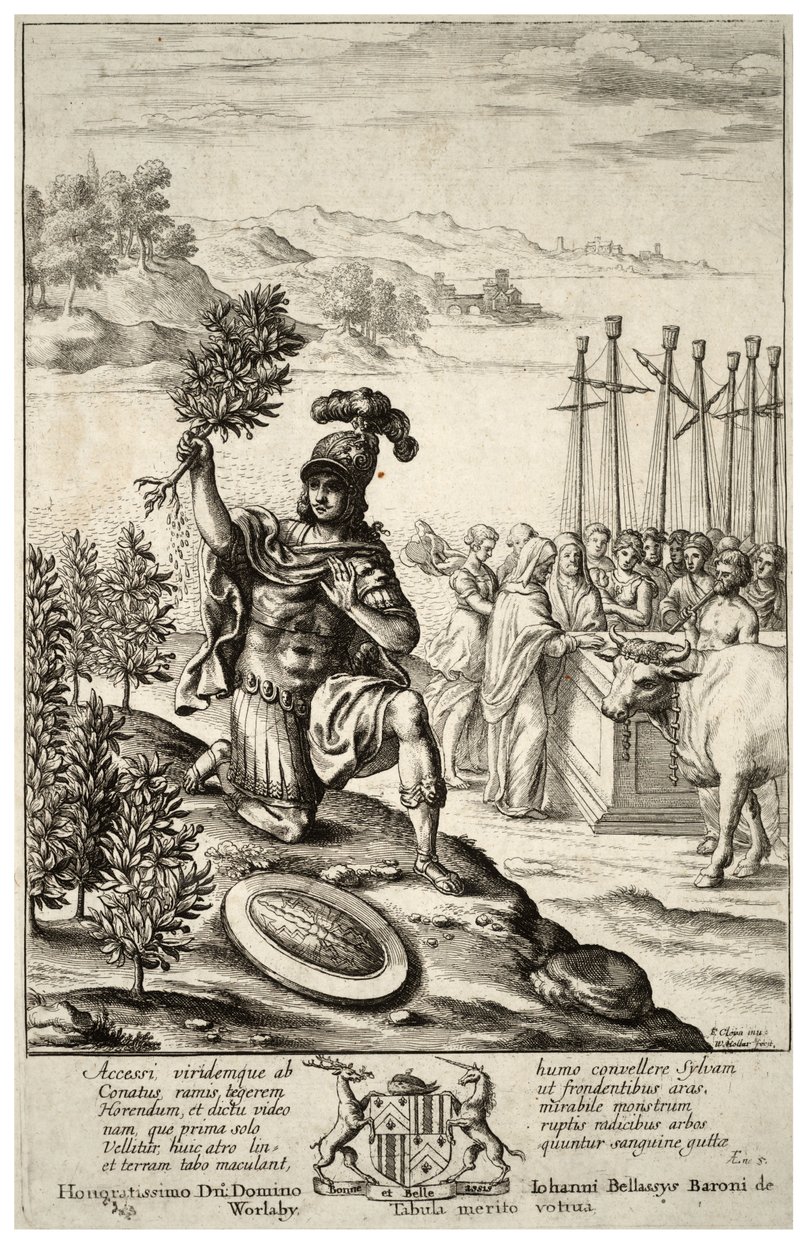 Énée débarque en Thrace. État 2 - Wenceslaus Hollar