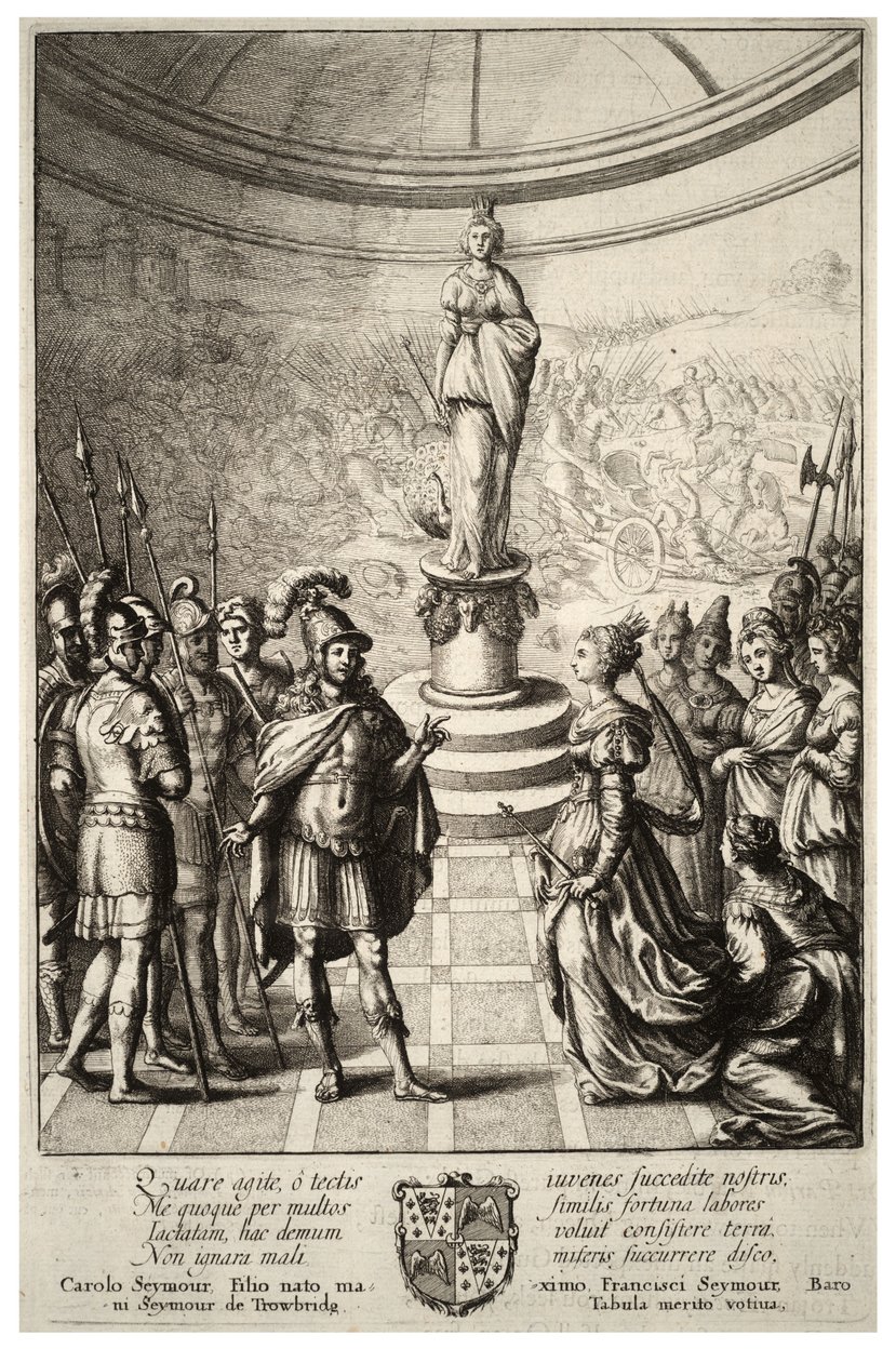 Didon et Énée. État 2 - Wenceslaus Hollar