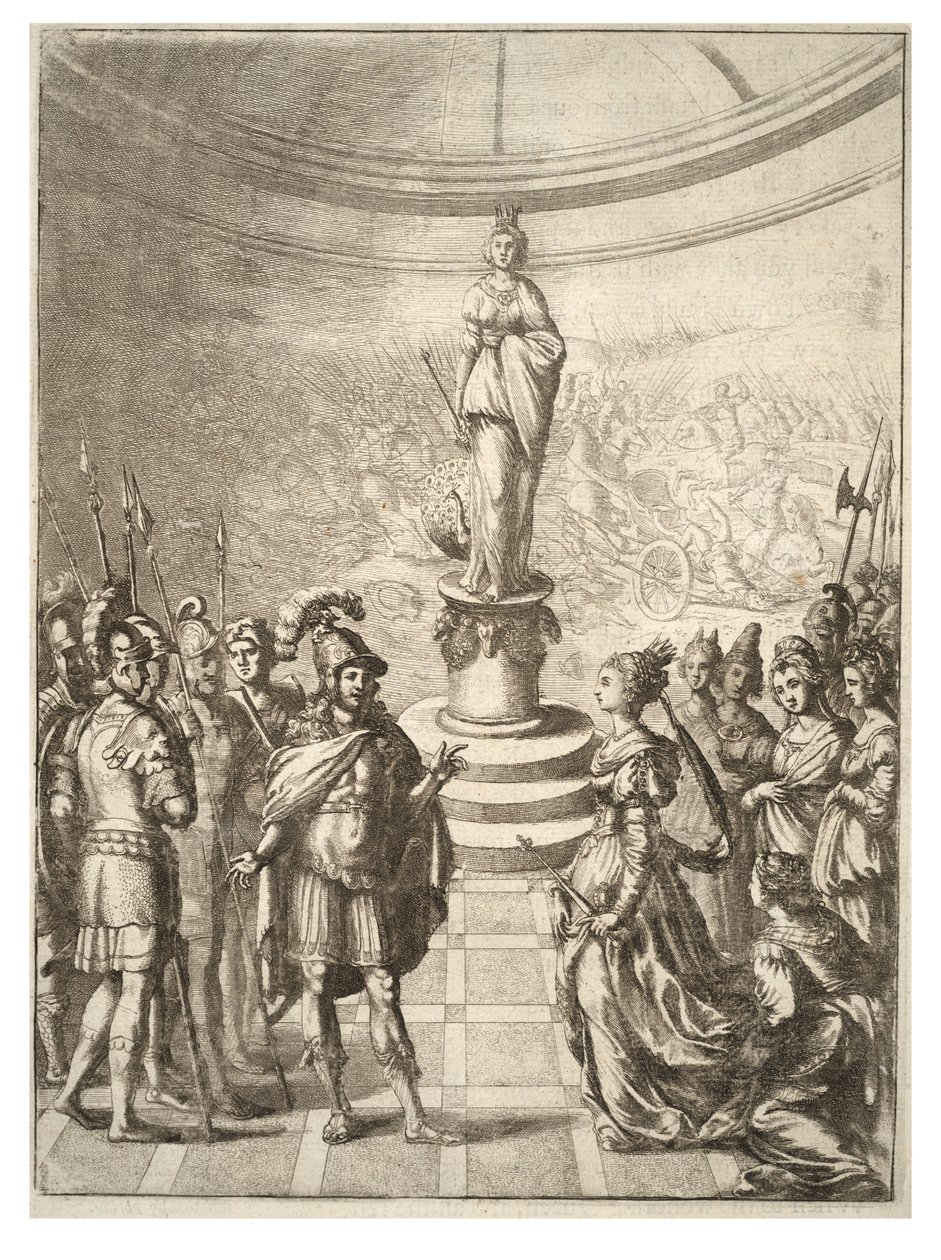 Didon et Énée. État 5 - Wenceslaus Hollar
