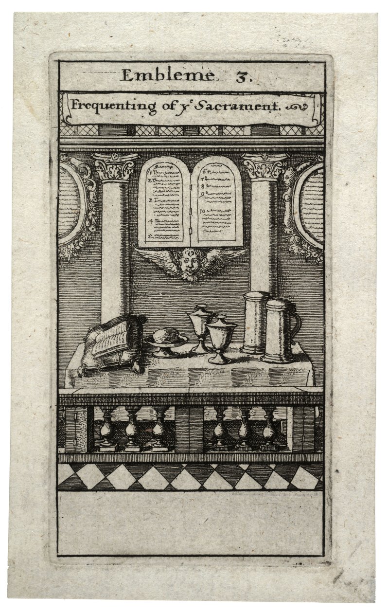 Fréquentation du sacrement - Wenceslaus Hollar