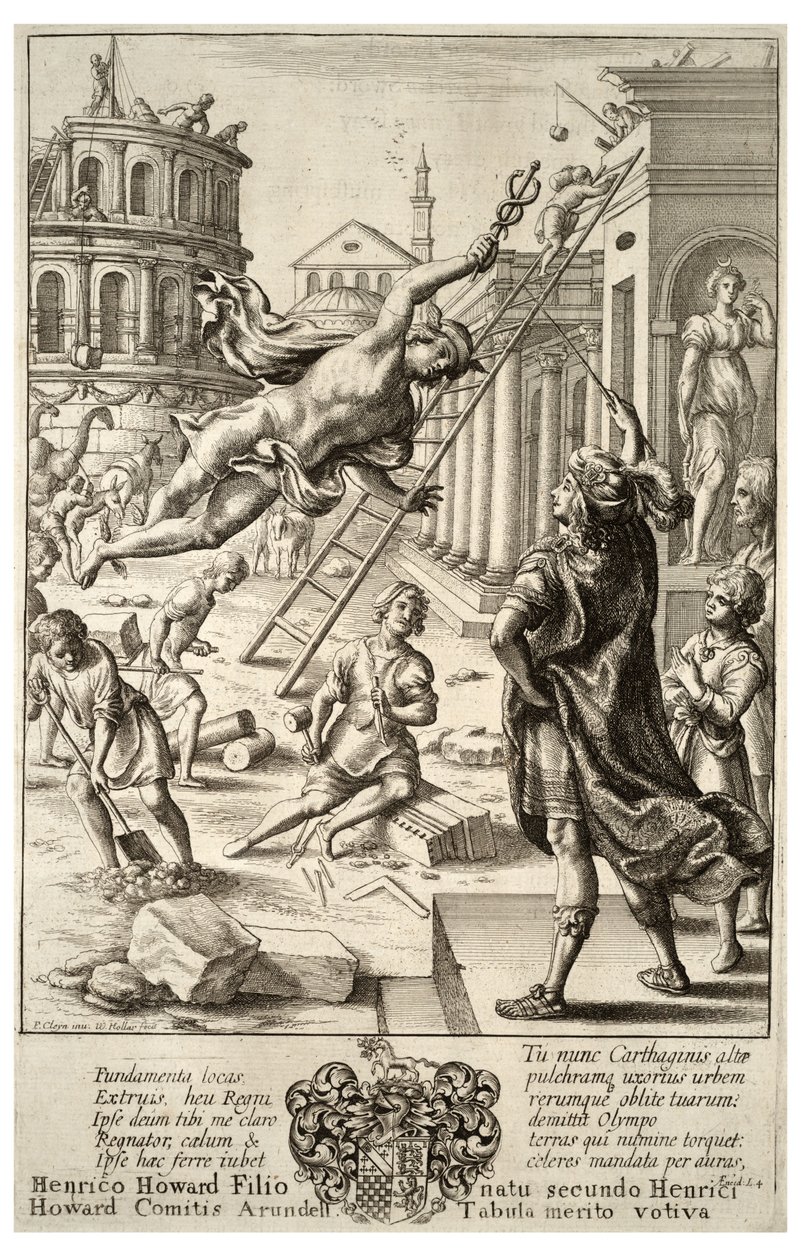 Mercure et Énée. État 3 - Wenceslaus Hollar