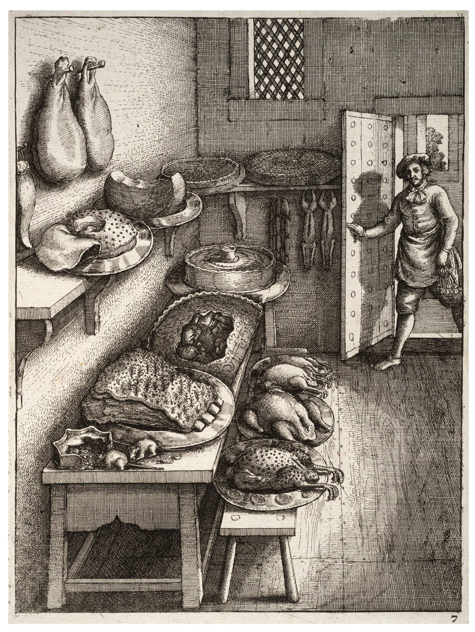 La souris des villes et la souris des champs - Wenceslaus Hollar