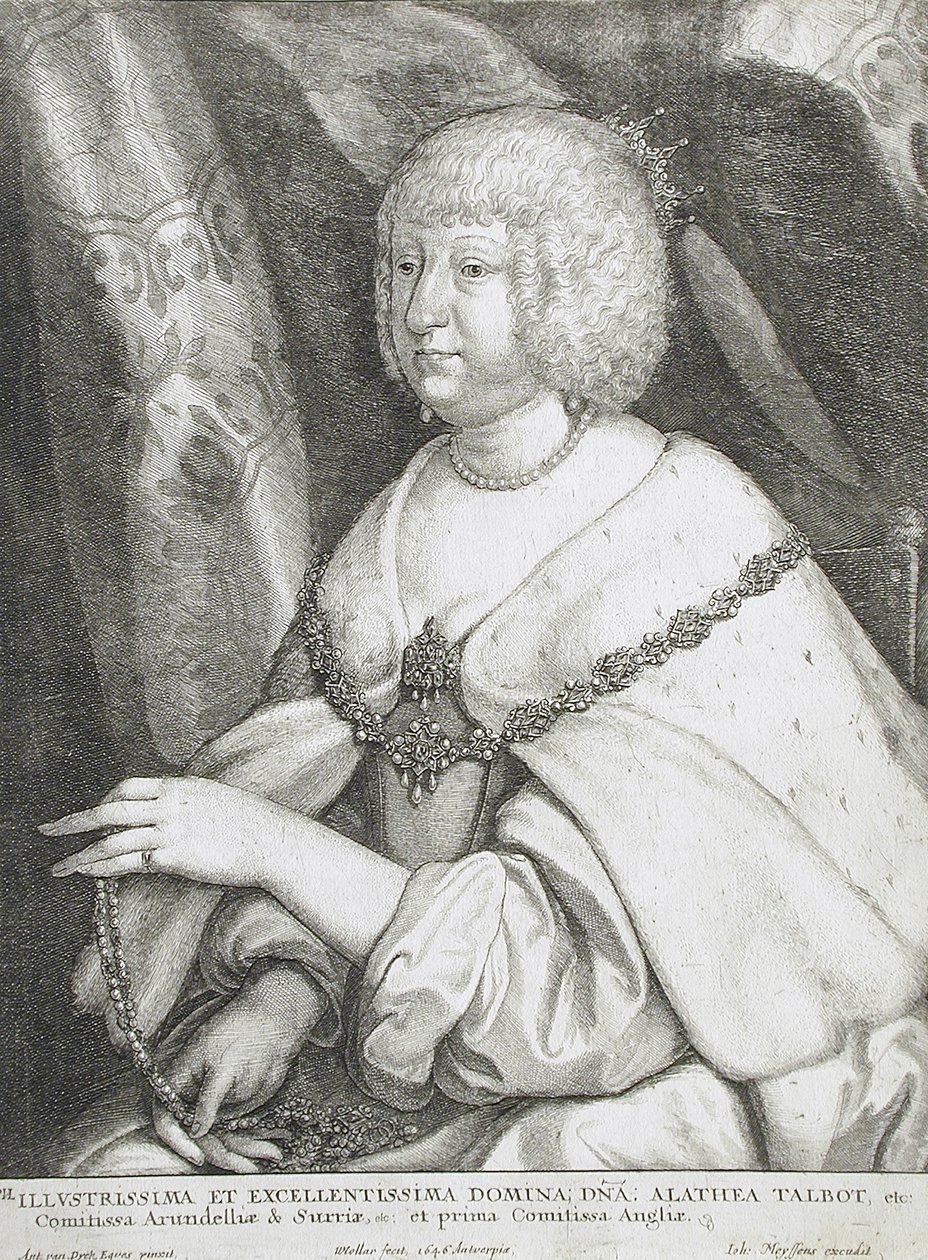 Althea Talbot, Lady Arundel - Wenceslaus Hollar