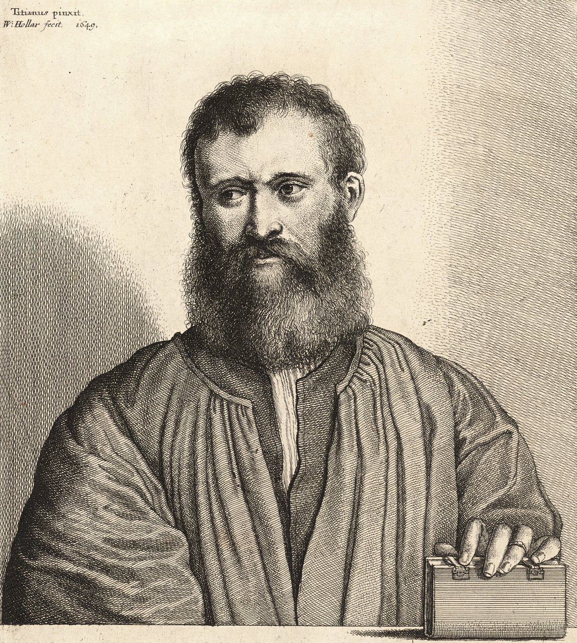 Altoviti, ou della Casa. État 3 - Wenceslaus Hollar