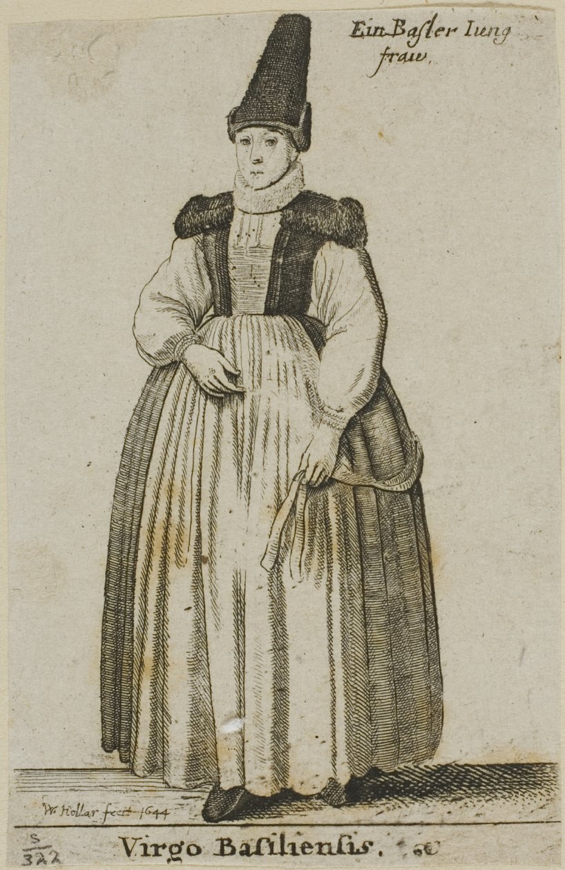 Femme de Bâle - Wenceslaus Hollar
