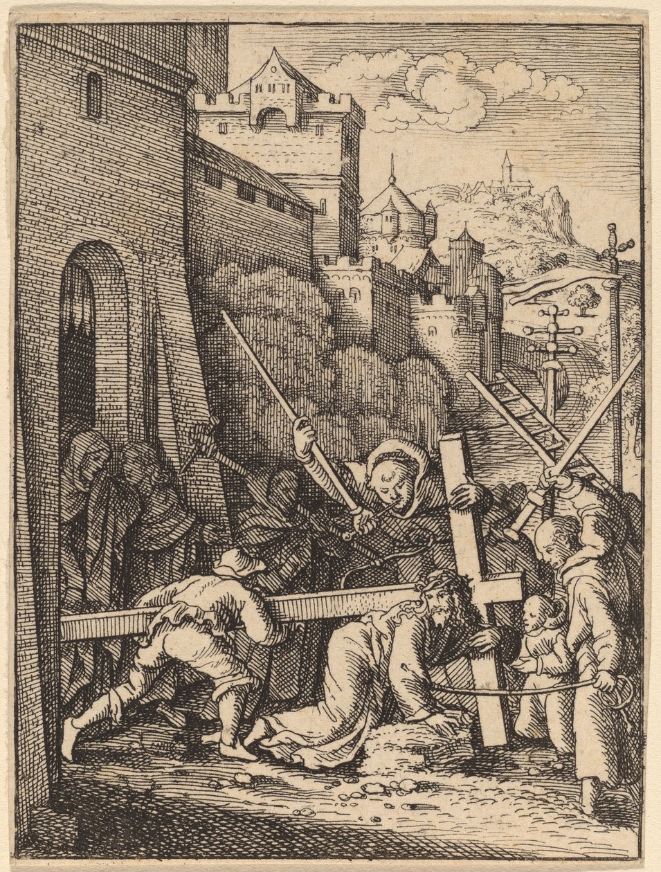 Portement de croix - Wenceslaus Hollar