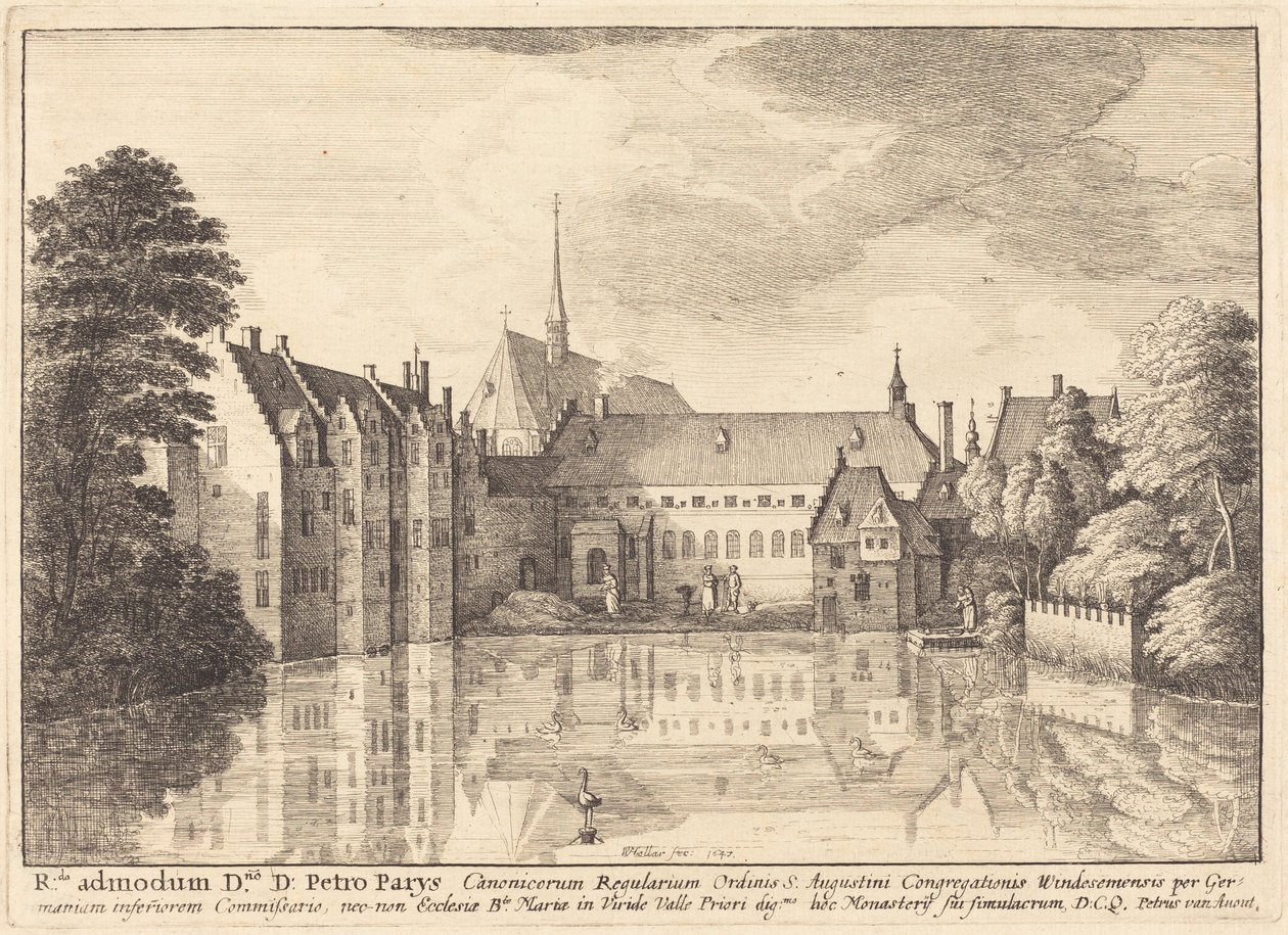 Abbaye de Groenendael - Wenceslaus Hollar