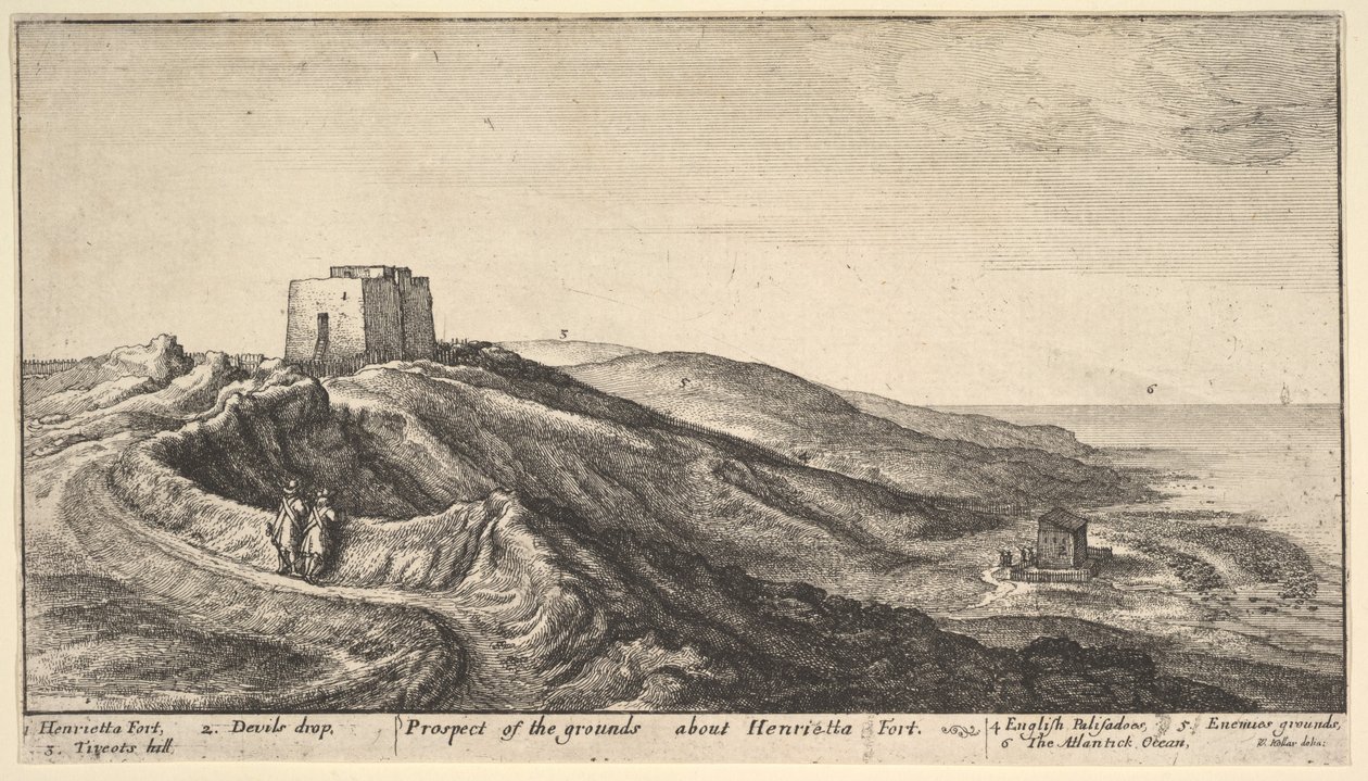 Henrietta Fort, ca. 1670 - Wenceslaus Hollar