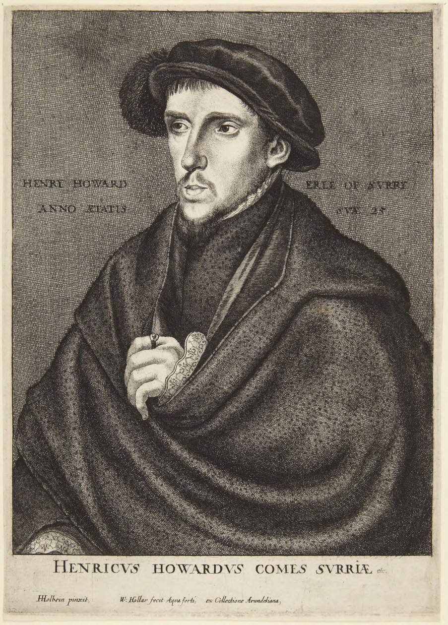 Henry Howard, comte de Surrey - Wenceslaus Hollar