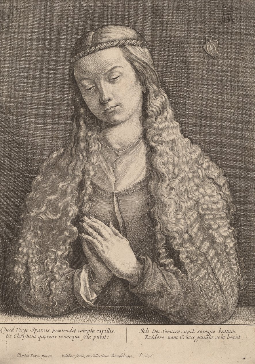 Katharine Furlegerin, 1646 - Wenceslaus Hollar