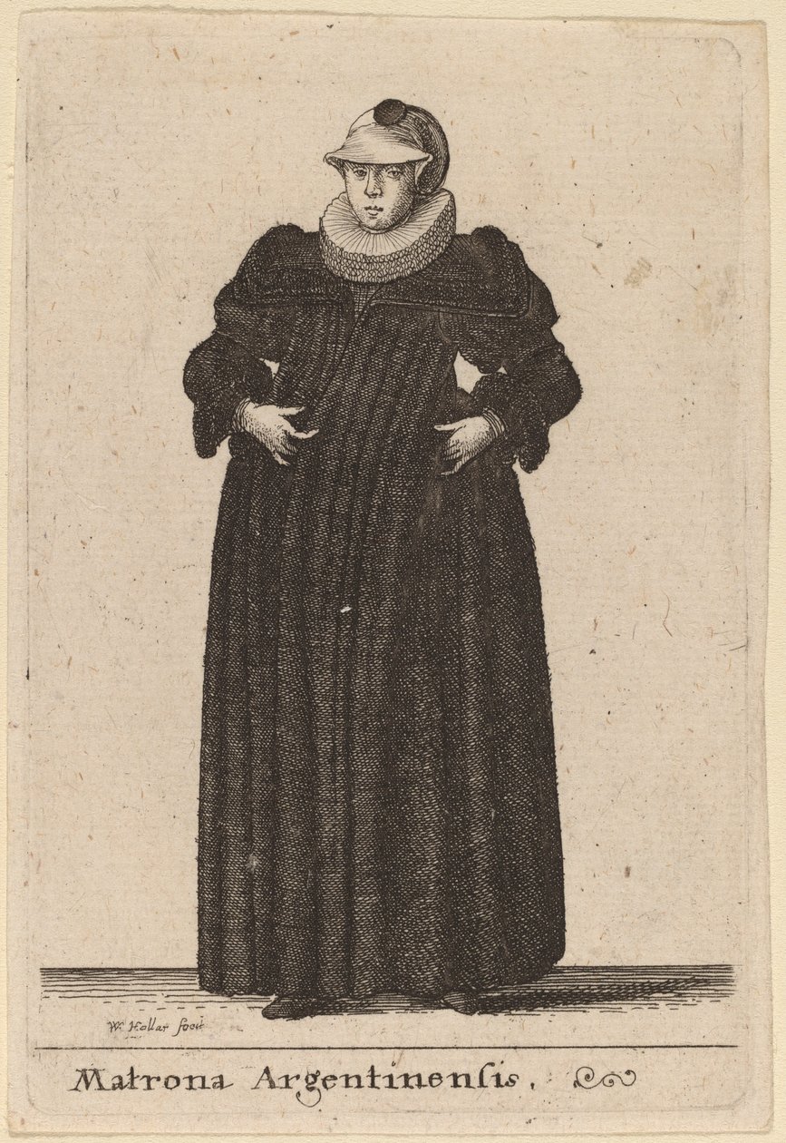 Matrona Argentinensis - Wenceslaus Hollar