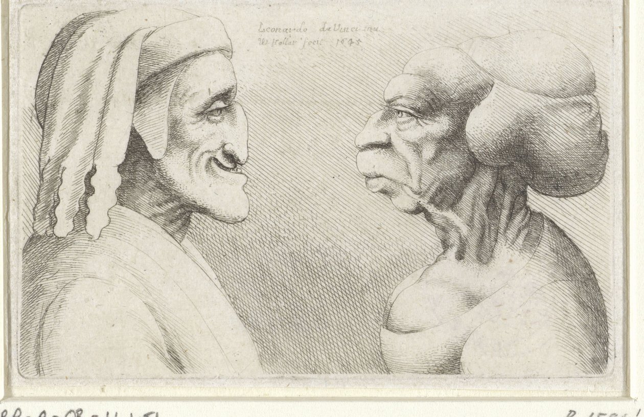 Caricatures déformées d