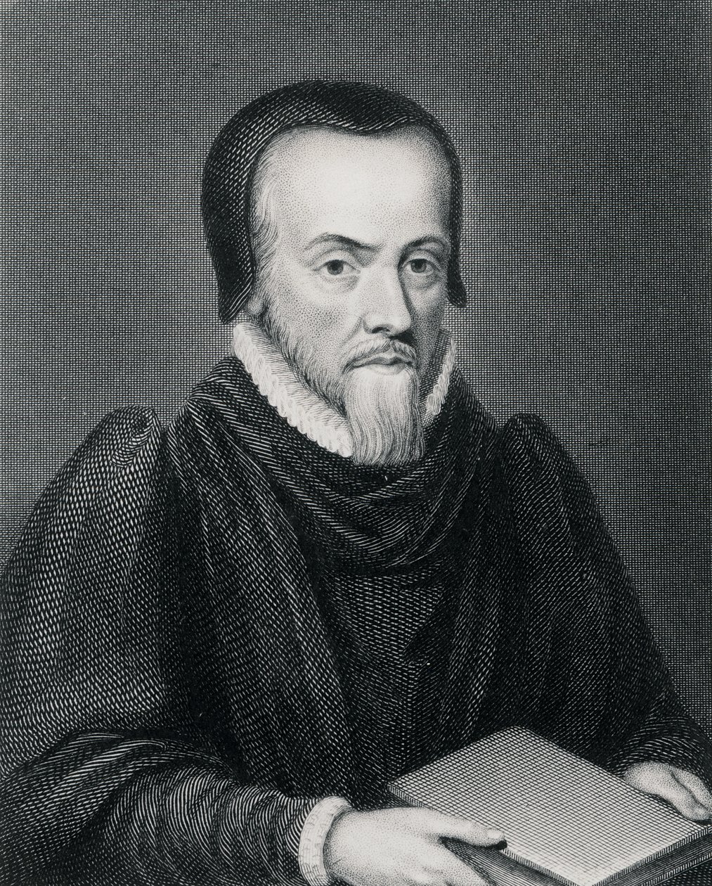 Richard Hooker (vers 1554-1600), gravé par Edward Finden - Wenceslaus Hollar