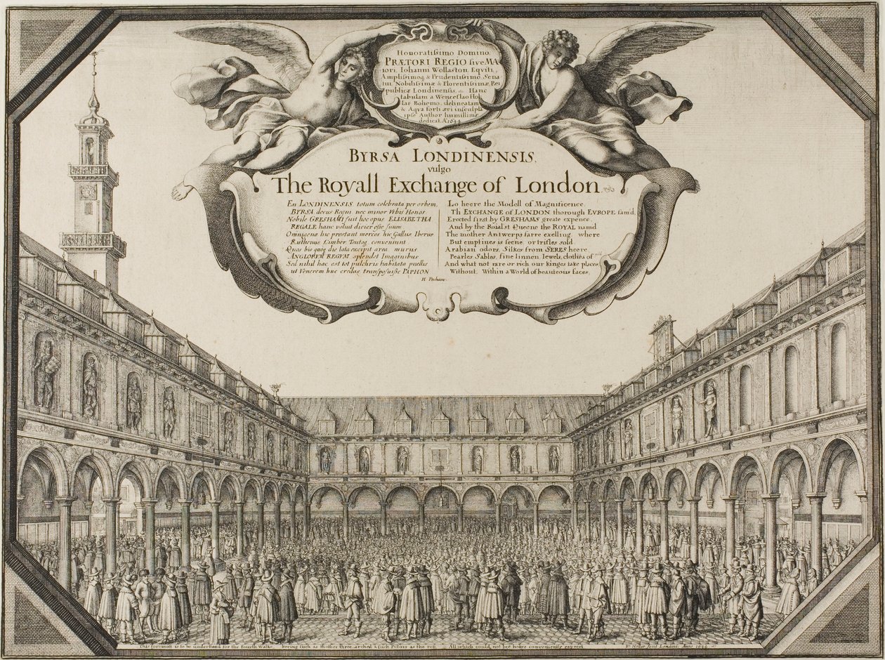 Bourse royale - Wenceslaus Hollar