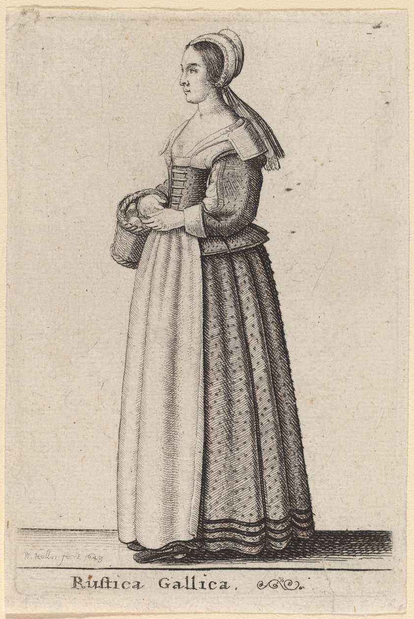 Rustica Gallica - Wenceslaus Hollar