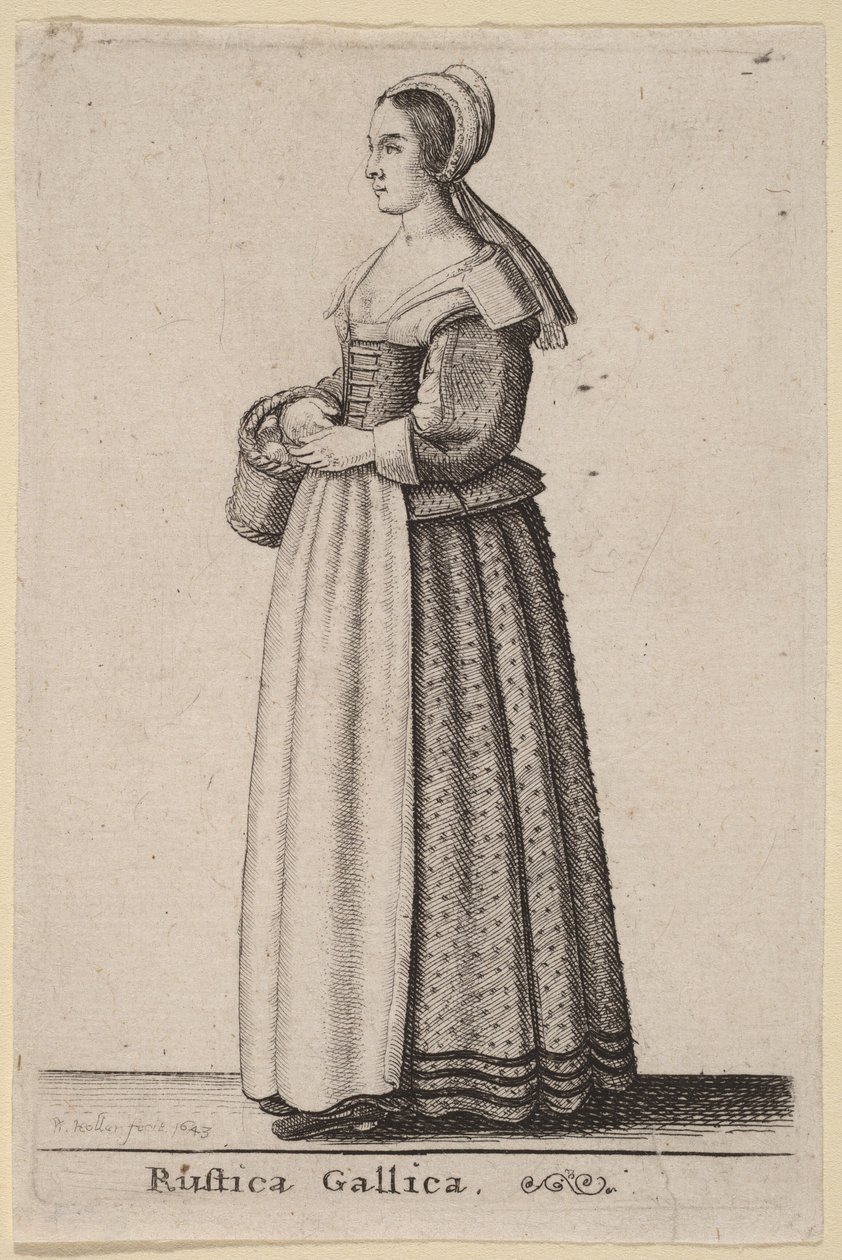 Scène rustique gauloise - Wenceslaus Hollar