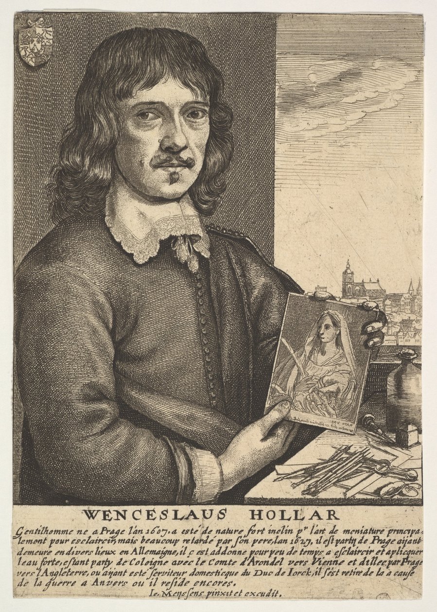 Autoportrait - Wenceslaus Hollar