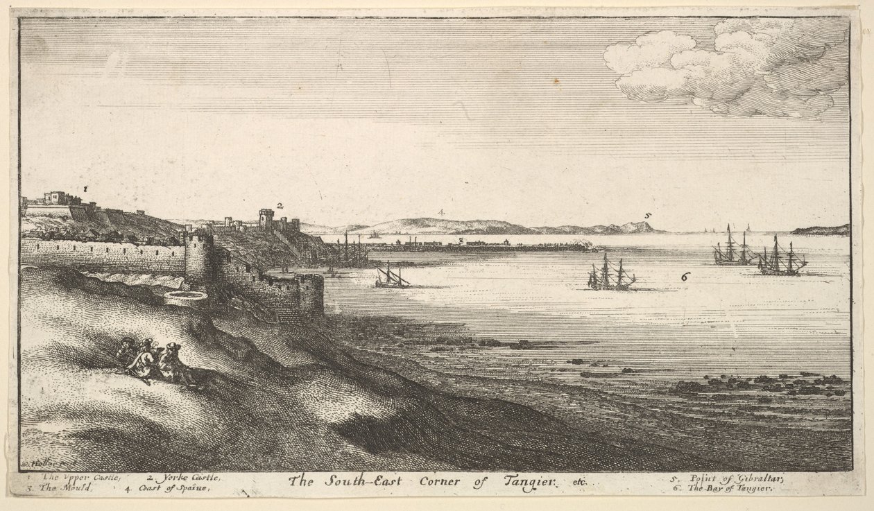 Coin Sud-Est de Tanger, 1669-73 - Wenceslaus Hollar