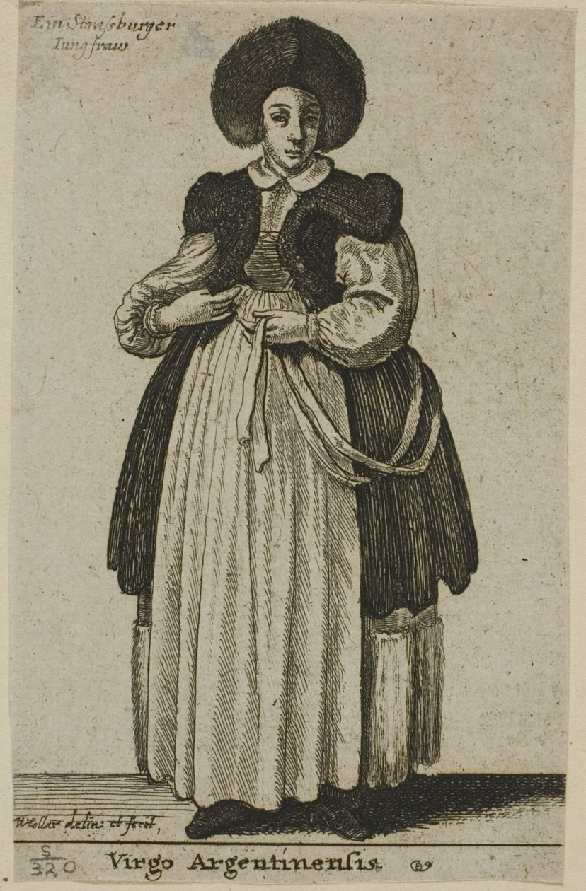 Femme de Strasbourg - Wenceslaus Hollar