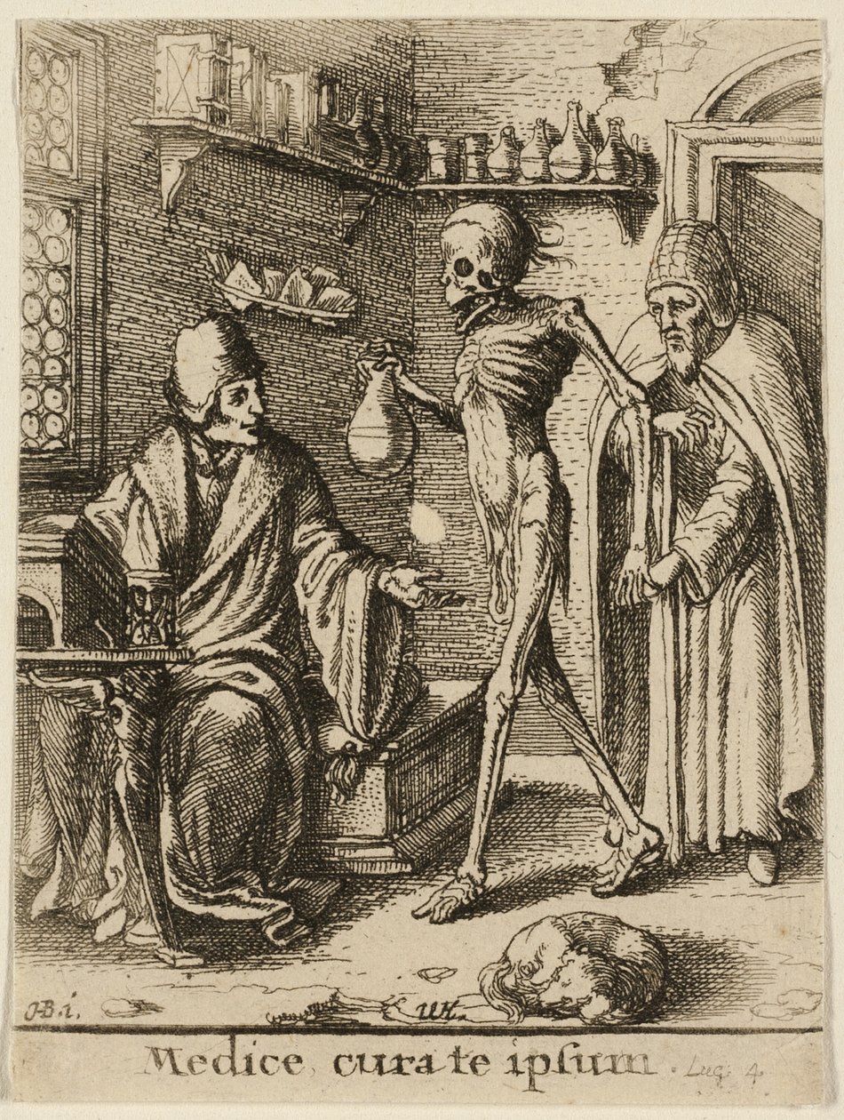 Le Docteur et la Mort - Wenceslaus Hollar