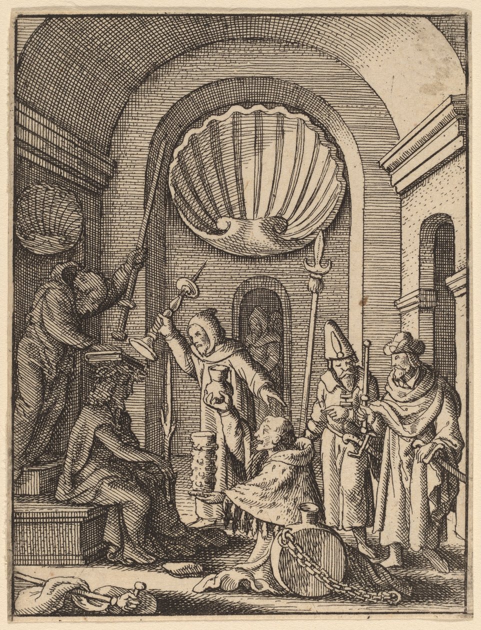 La Moquerie - Wenceslaus Hollar