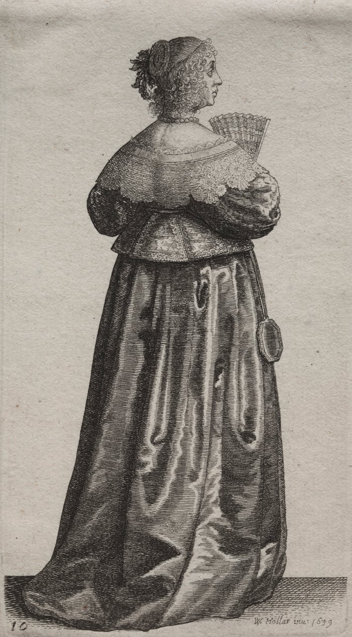 Les Divers Habits des Femmes Anglaises, de la Noblesse aux Paysannes..., 1639 - Wenceslaus Hollar