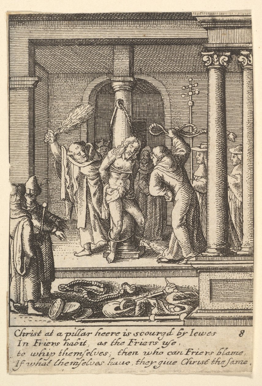 La flagellation - Wenceslaus Hollar