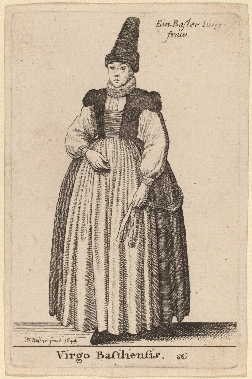 Virgo Basiliensis - Wenceslaus Hollar