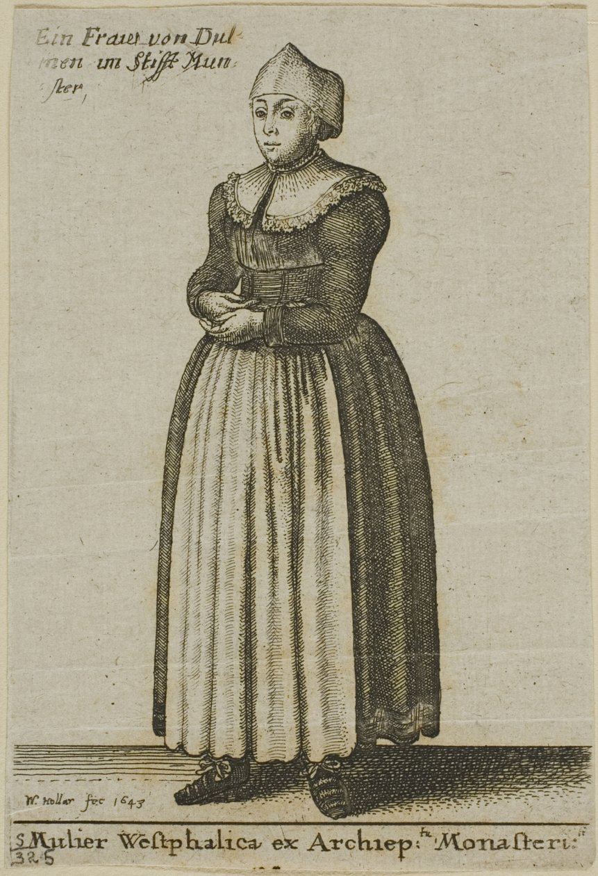 Femme de Westphalie - Wenceslaus Hollar