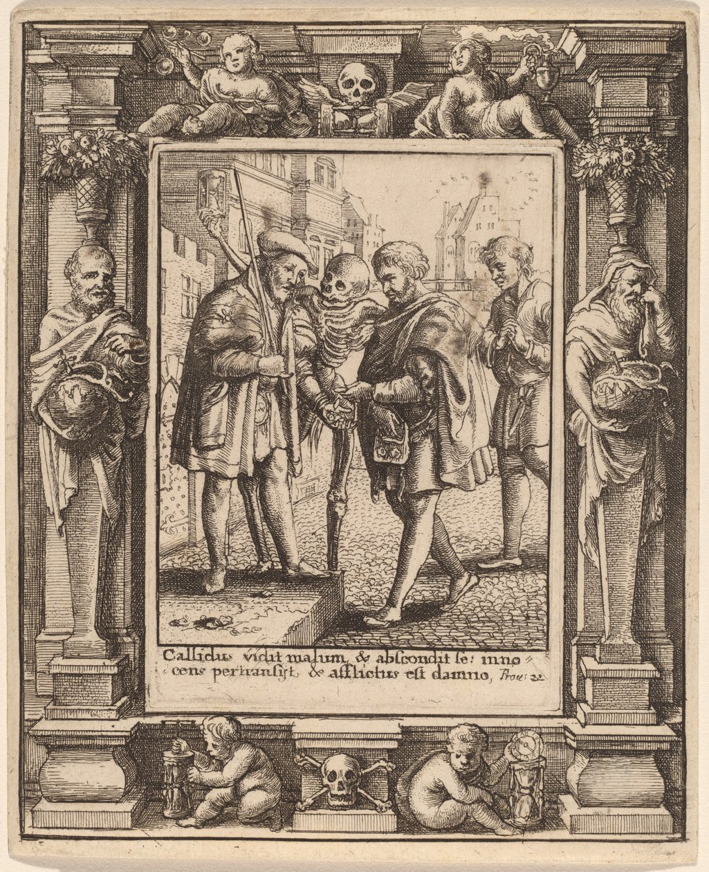 Avocat - Wenceslaus Hollar after Hans Holbein the Younger after Abraham van Diepenbeeck