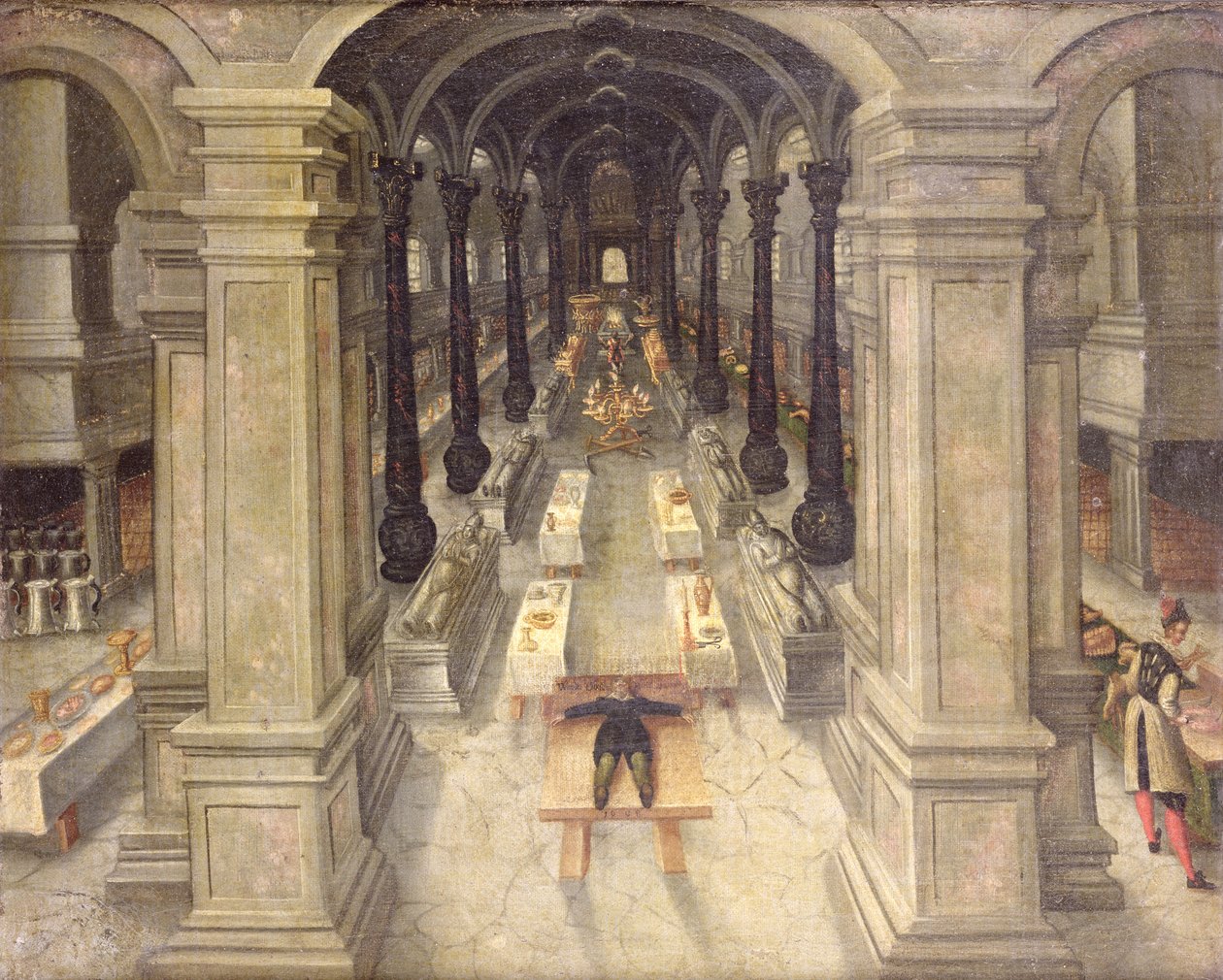 Un repas funéraire occulte dans une église - Wendel Dockler or Doechler