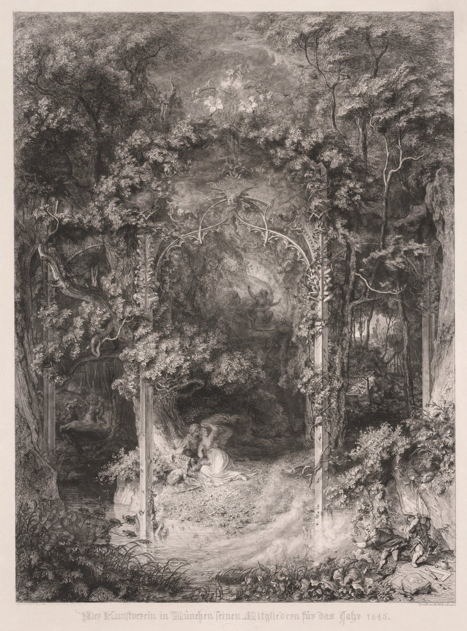 La jeune fille de la forêt - Wendelin Wick