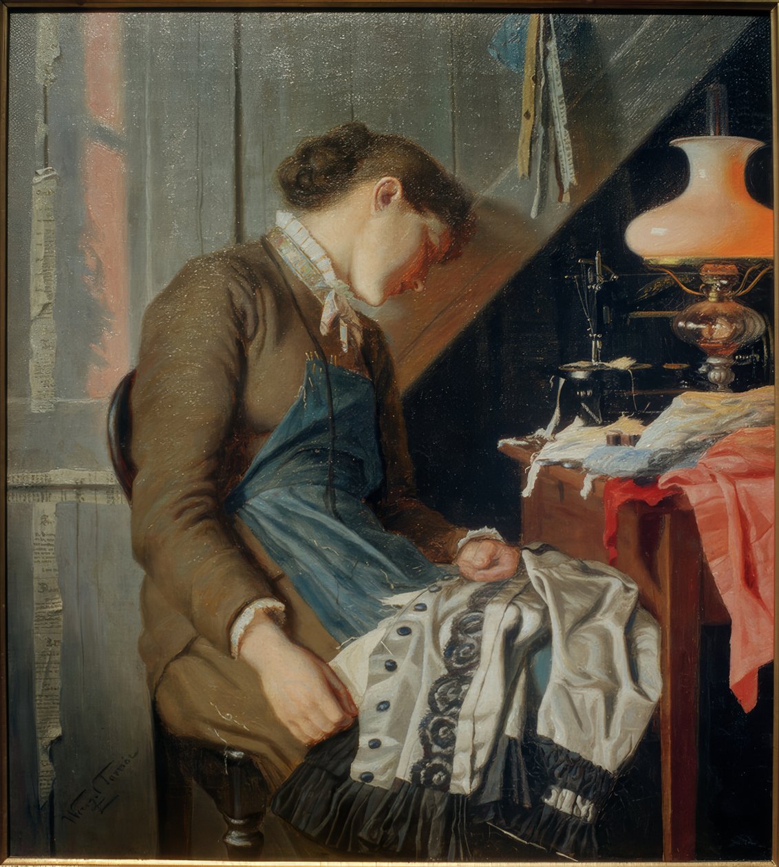 Couturière. Matin de Pentecôte - Wenzel Tornoee
