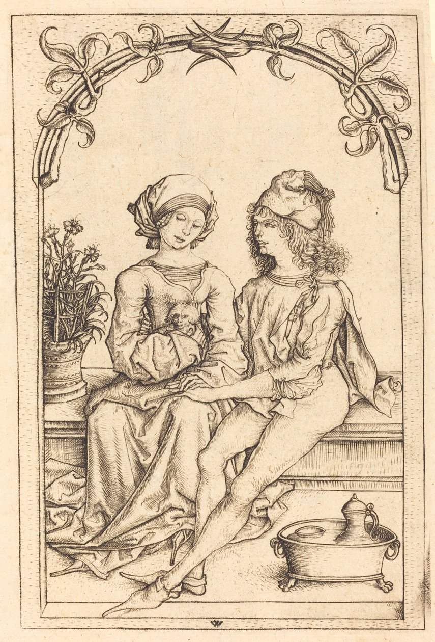 Les Amants - Wenzel von Olmutz after Master of the Housebook