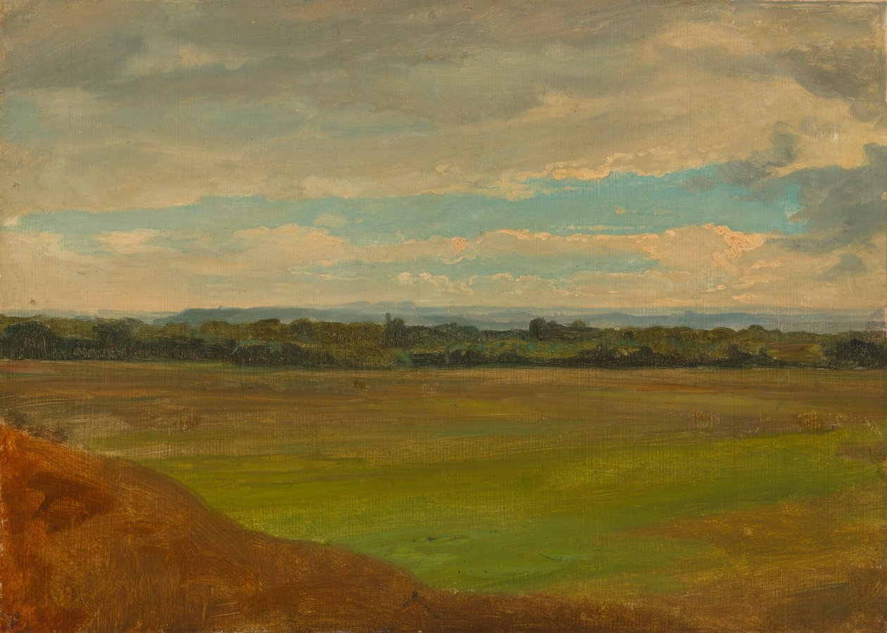 Vaste paysage, étude - Werner Holmberg