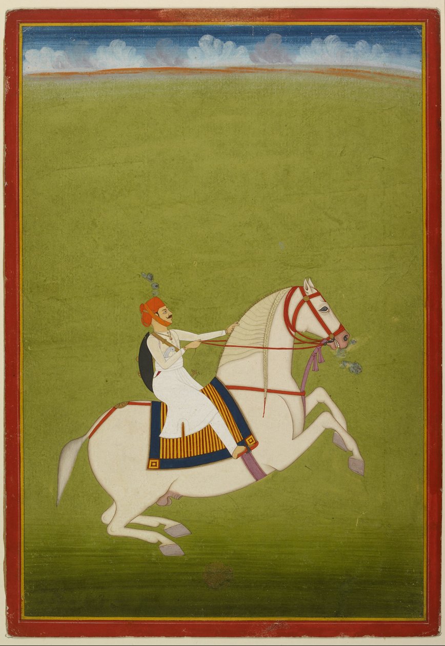 Rajput monté, début du 19ème siècle - West Indian School