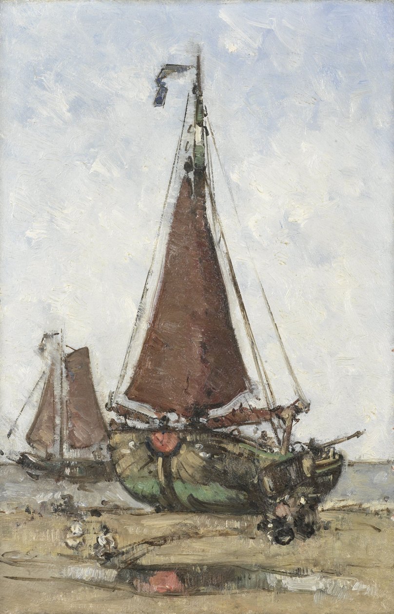 Bateau de pêche sur la plage - Westerwoudt Joannes