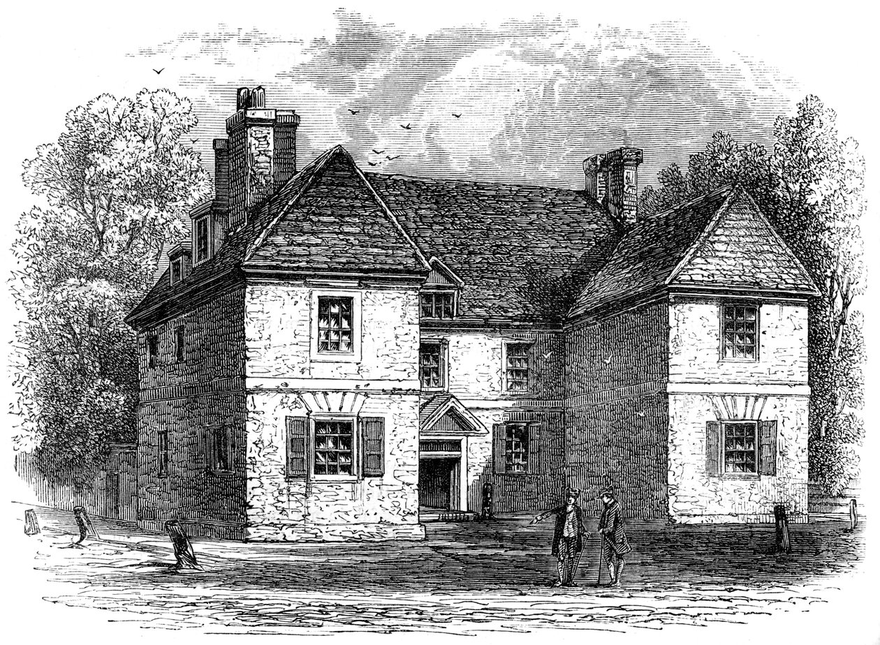 Maison de William Penn, Philadelphie, Pennsylvanie, fin 17ème-début 18ème siècle c1880 - Whymper