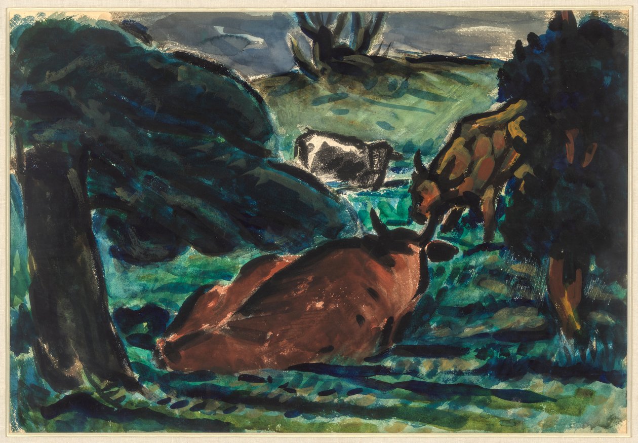 Vaches couchées - Wiesenberg, Louis