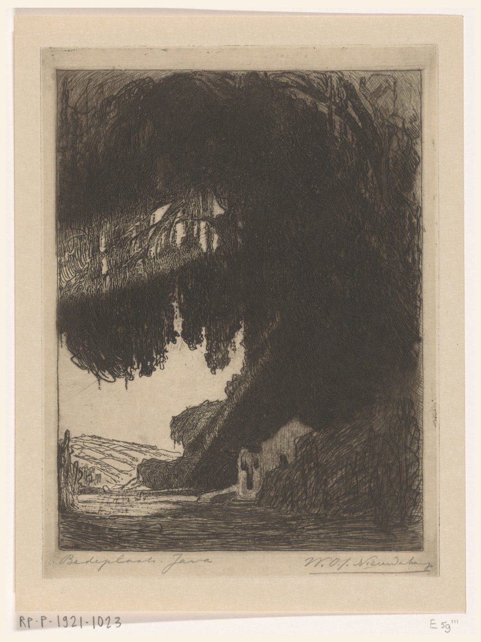 Bedeplaats - Wijnand Otto Jan Nieuwenkamp (signed by artist)