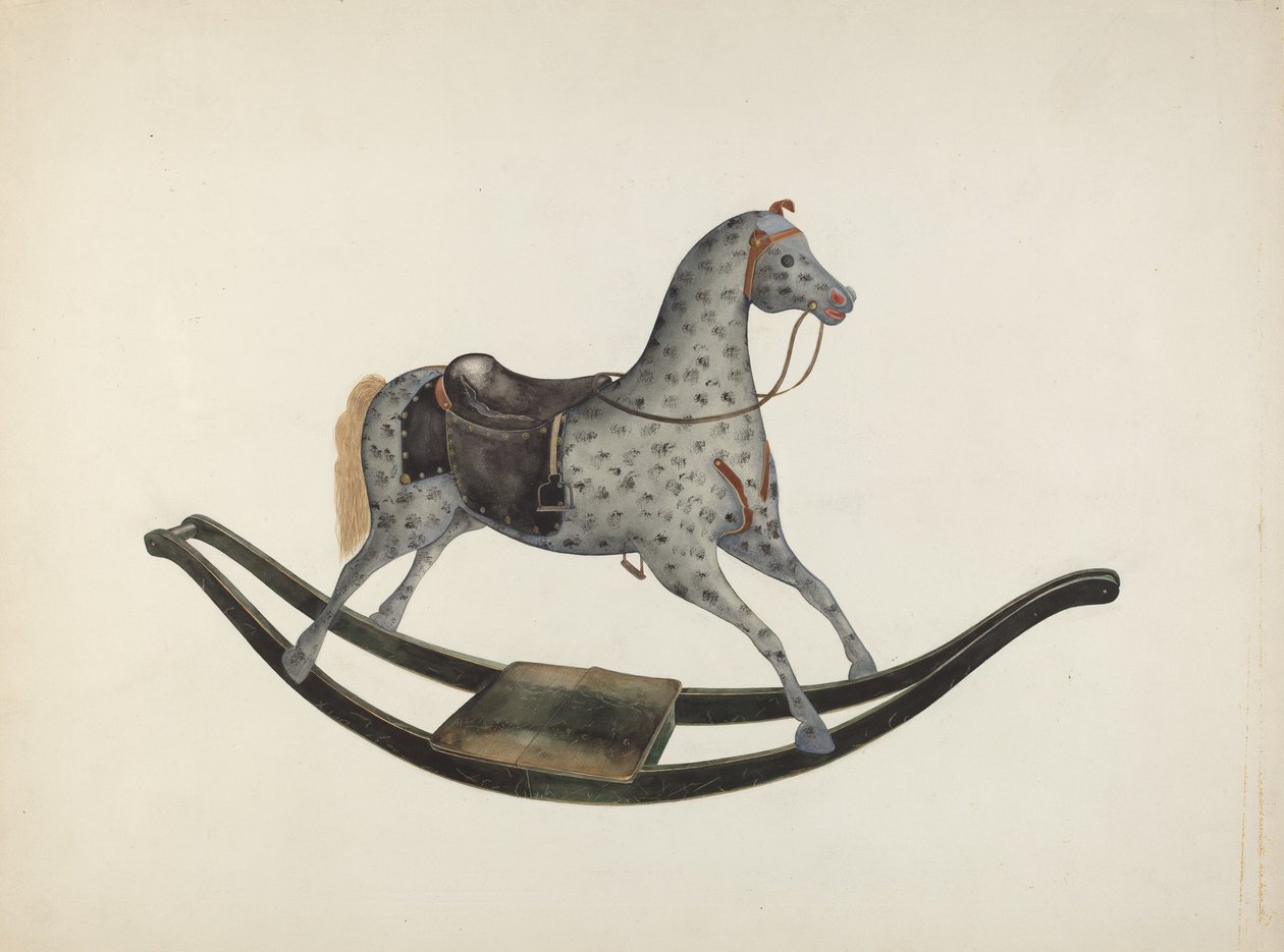 Cheval à bascule - Wilbur M Rice