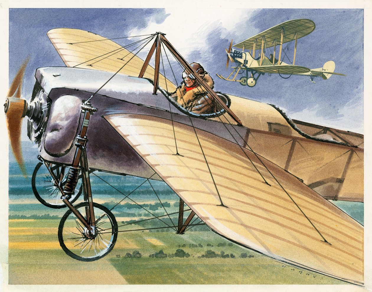 Monoplan Blériot XI - Wilf (20th century) Hardy