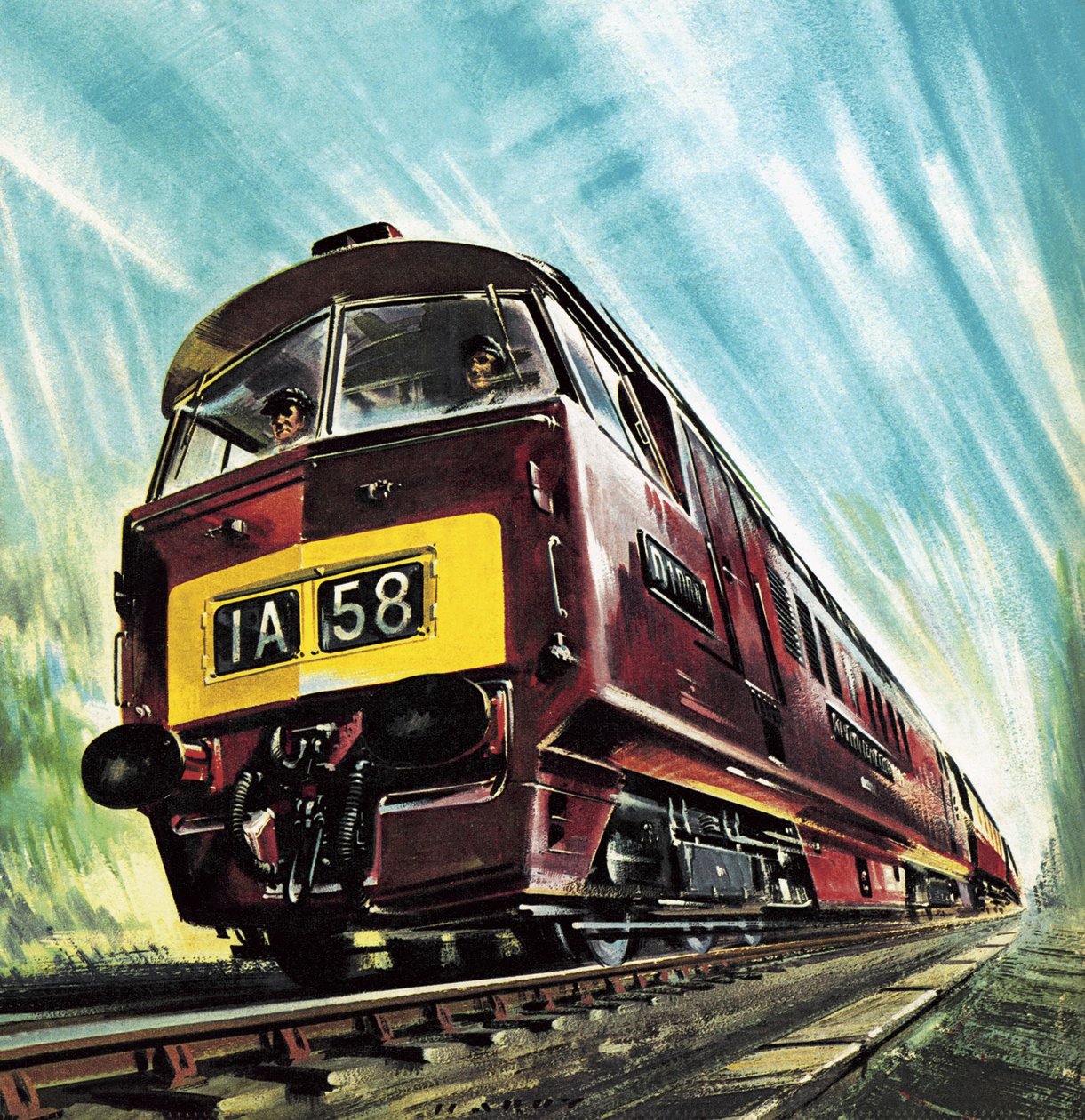 Train diesel - Wilf (20th century) Hardy