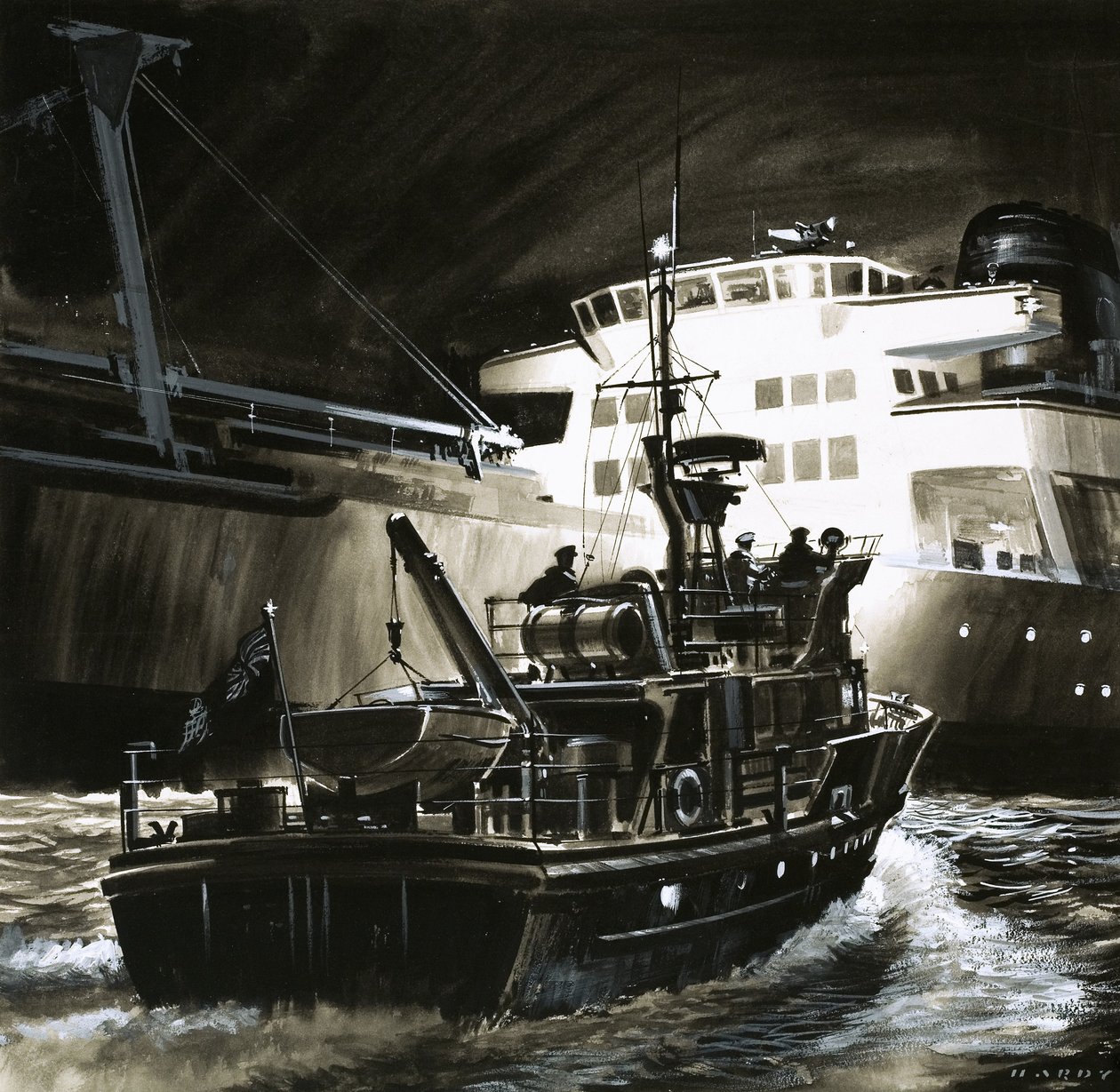 Le mode de vie britannique : Les garde-côtes britanniques - Wilf (20th century) Hardy