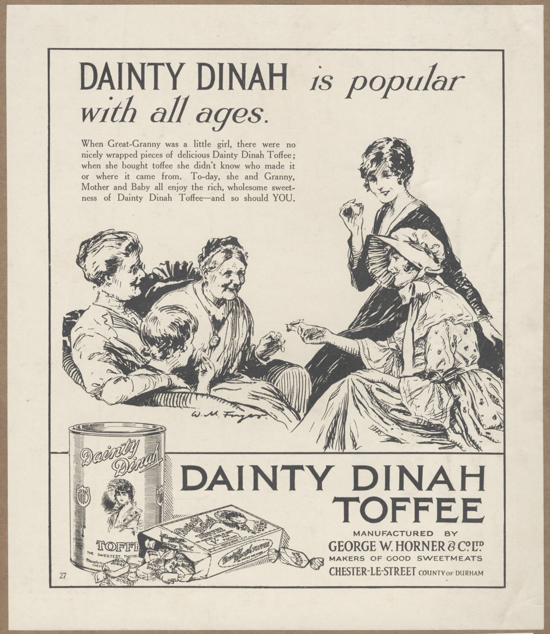 Dainty Dinah Toffee, vers 1920 - Wilfred Fryer
