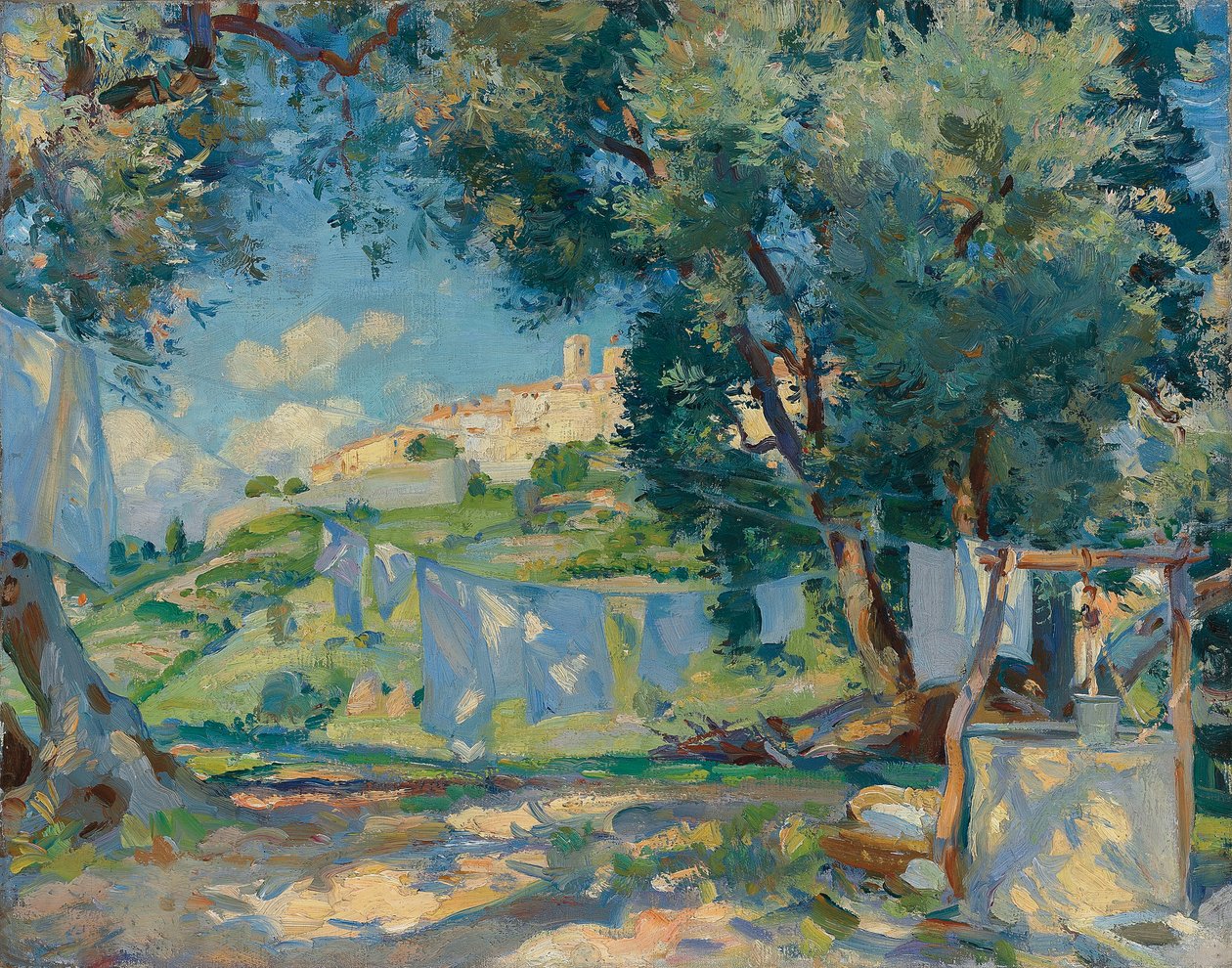 Une légère brise, Biot, Provence - Wilfred Gabriel de Glehn