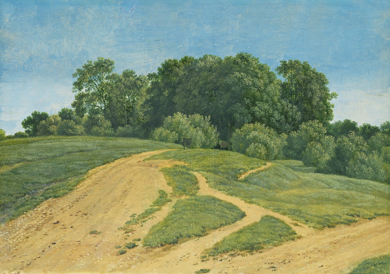 Un chemin à travers les champs, vers 1821 - Wilhelm Alexander Kobell