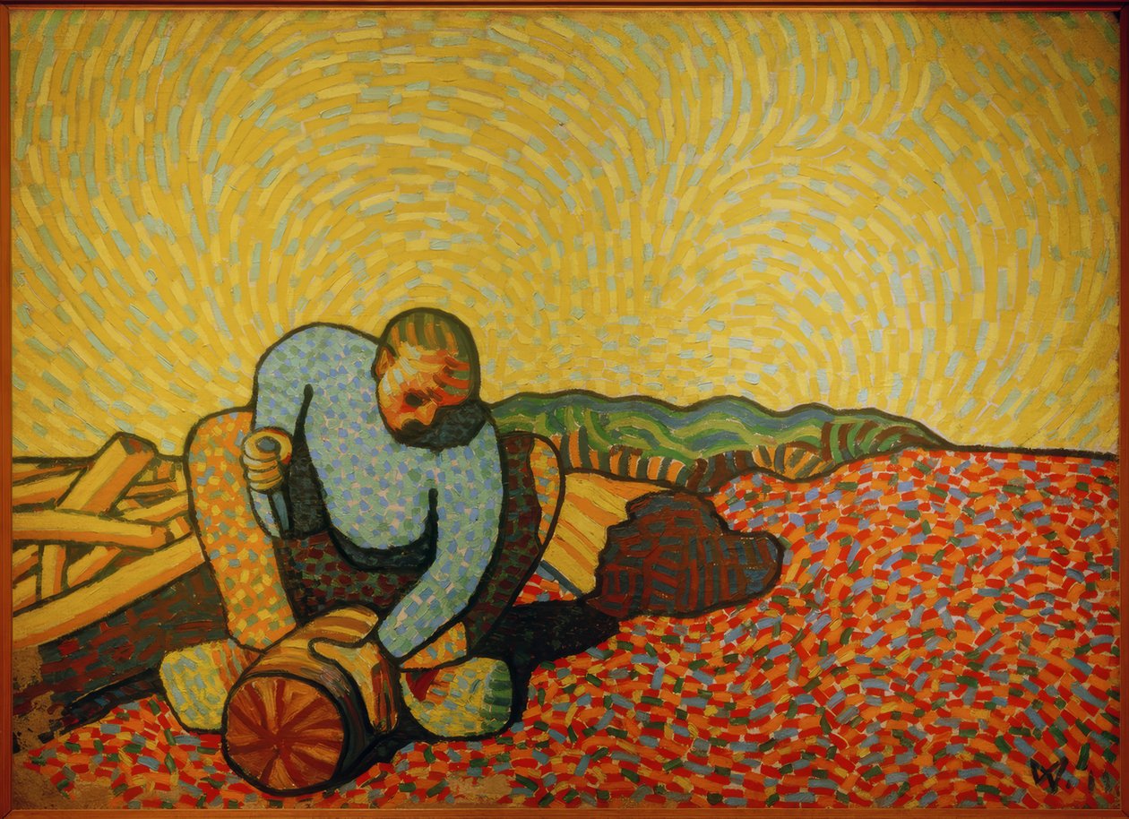 Bûcheron - Wilhelm Morgner