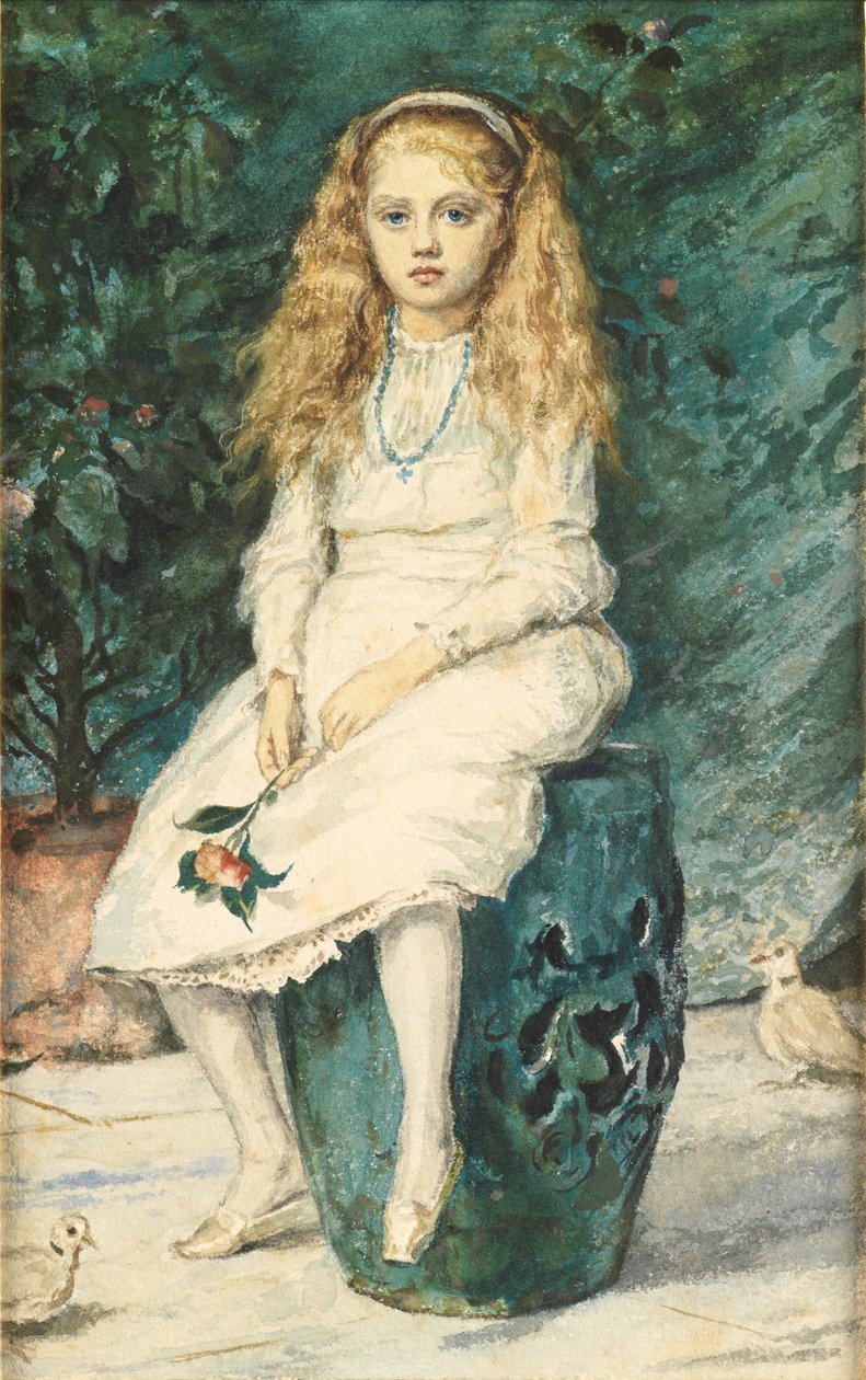 Portrait de Nina Lehmann, âgée de neuf ans, d